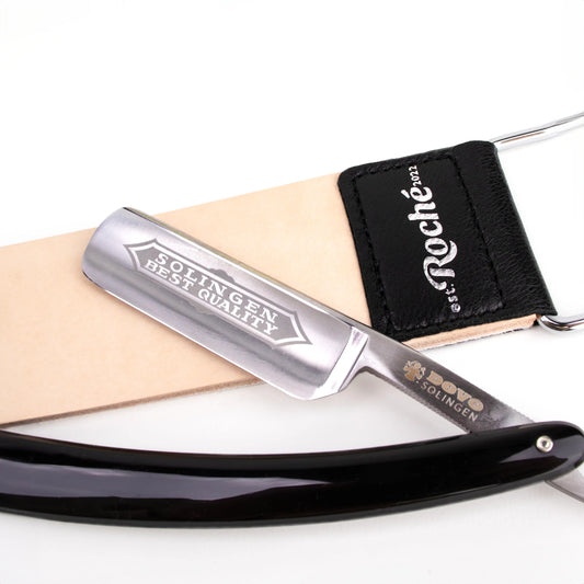 Cut Throat Razor and Roché Strop Combo
