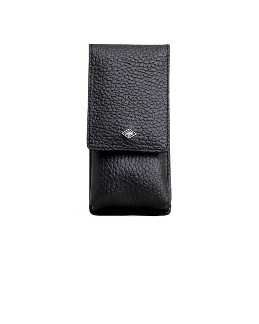 Giesen & Forsthoff Timor® Leather Case For Safety Razor, Black Leather