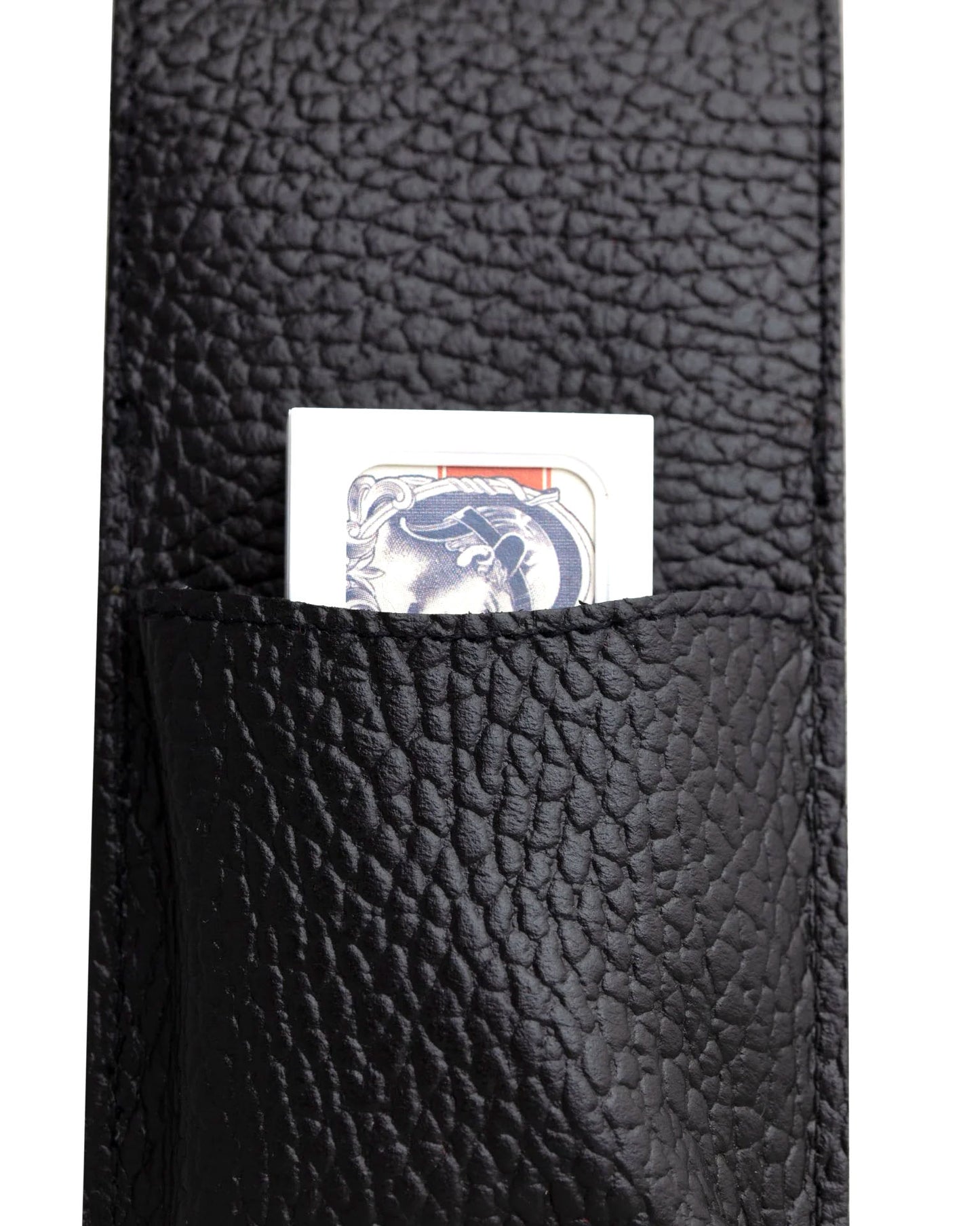 Giesen & Forsthoff Timor® Leather Case For Safety Razor, Black Leather