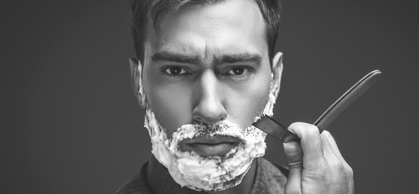 Staright Razor On Mustache Using Straight Razors for Beginners | Cut Throat Club