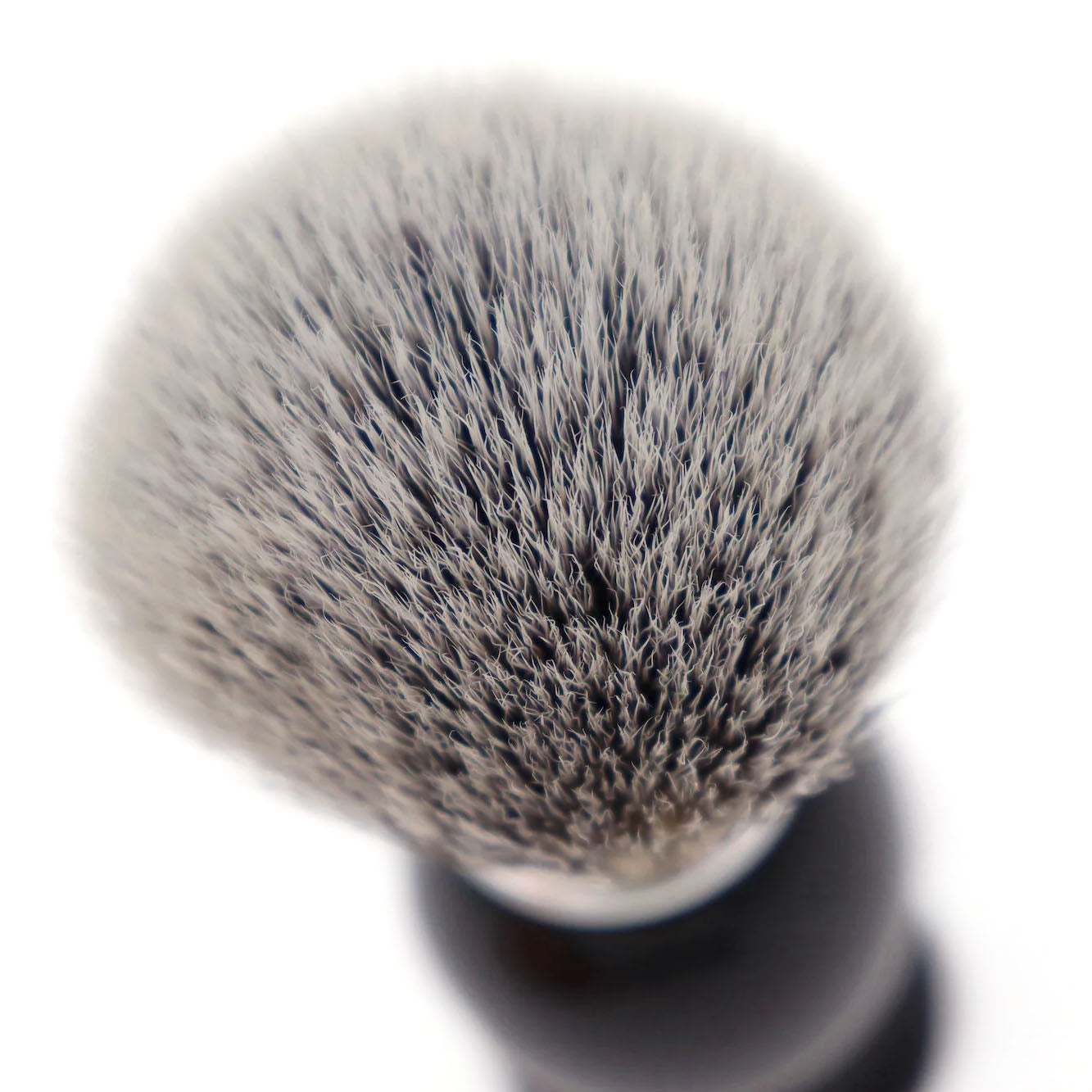 Synthetic Shaving Brush - Black Acrylic Handle by Roché