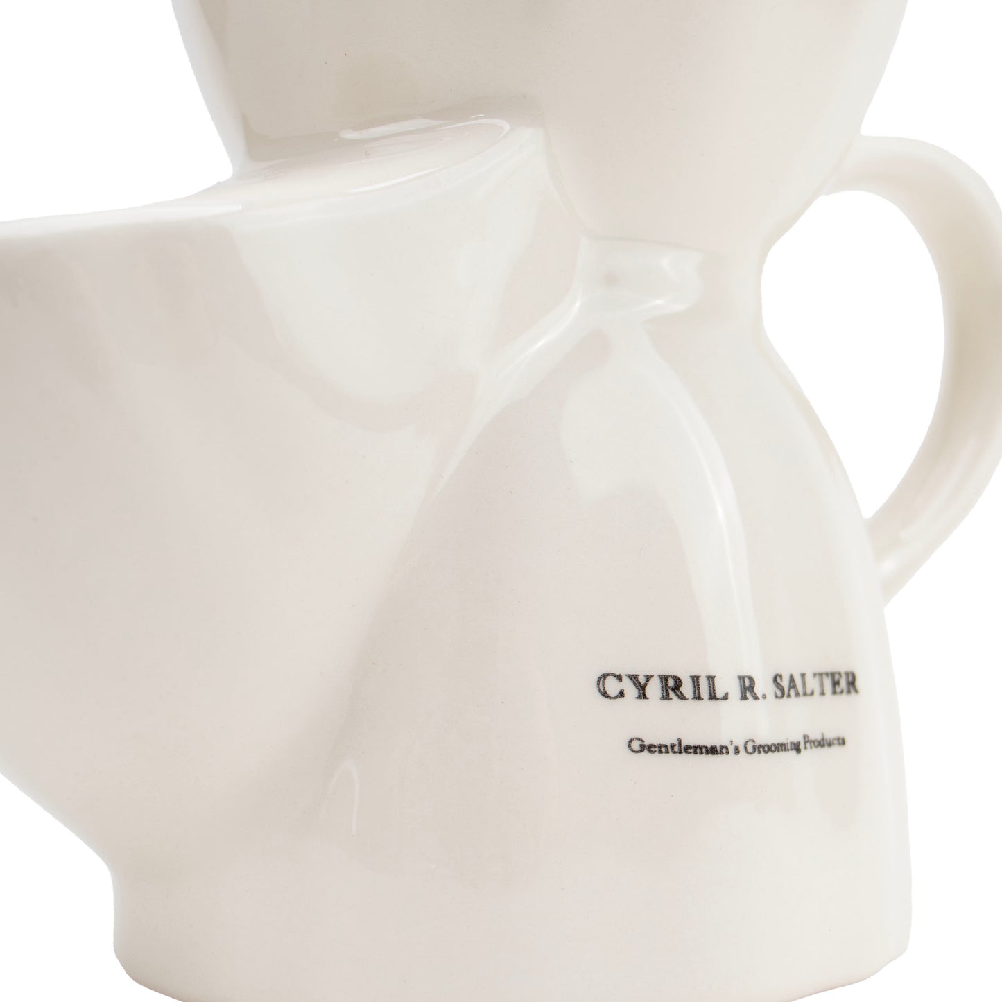 Cyril R. Salter Cream Traditional Shaving Scuttle + Shaving Soap