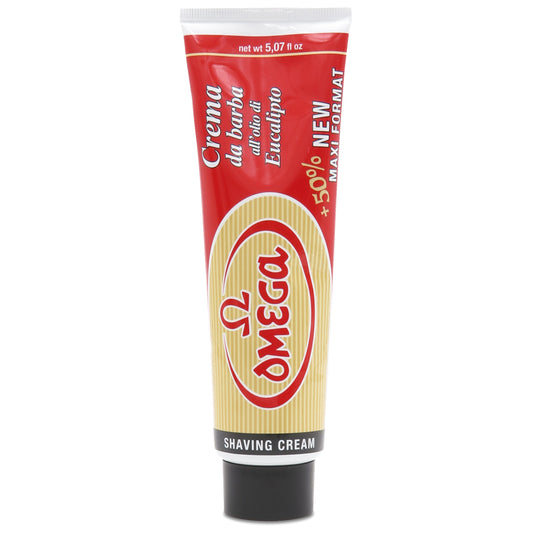 Omega shaving cream with eucalyptus oil in tube 150 ml