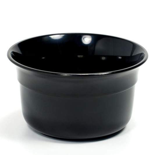 Black Plastic Omega Lathering / Shaving Bowl
