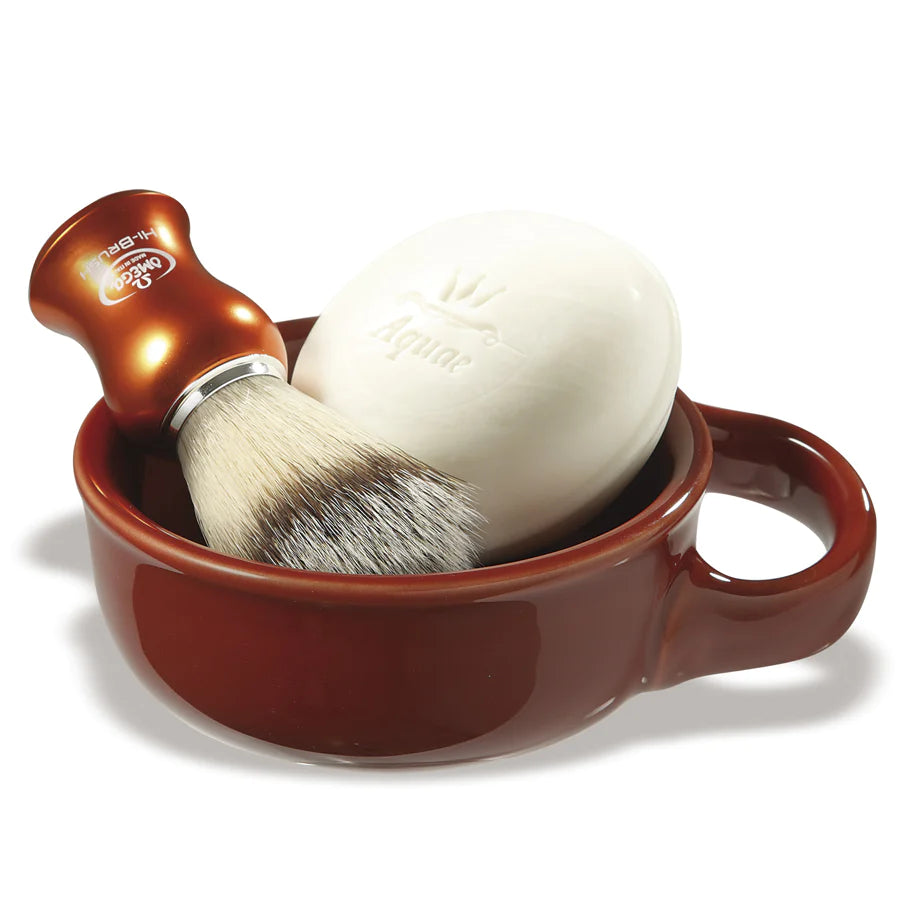 Omega Via Barberia Ceramic Lather Shaving Bowl