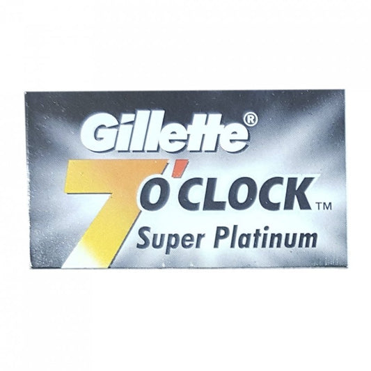 Gillete 7 OClock Super Platinum Razor Blades (5 Blades)